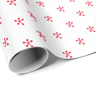 Papier Cadeau Bleu rouge mignon étoiles motif