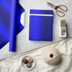 Papier Cadeau Bleu royal