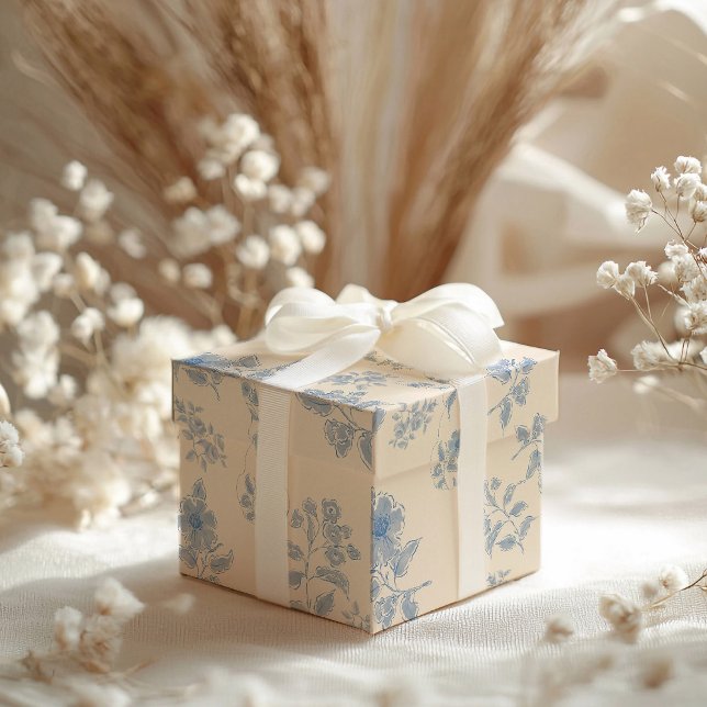 Papier Cadeau Bleu toile Pâques (Créateur téléchargé)