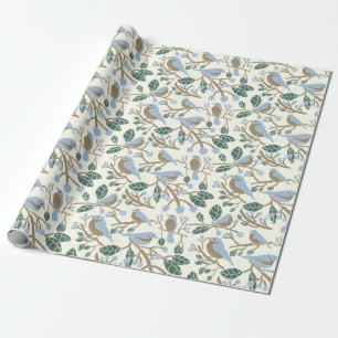 Papier Cadeau Bleuet et bleuets à motifs