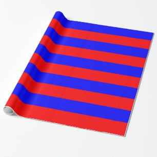 Papier Cadeau Bleus et rouges