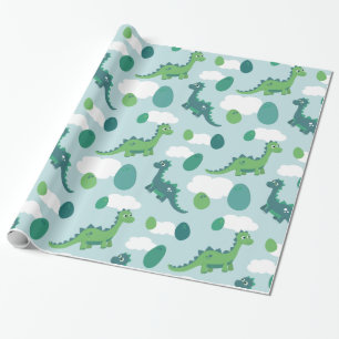Papier Cadeau Bleus layette/vert/menthe de papier d'emballage