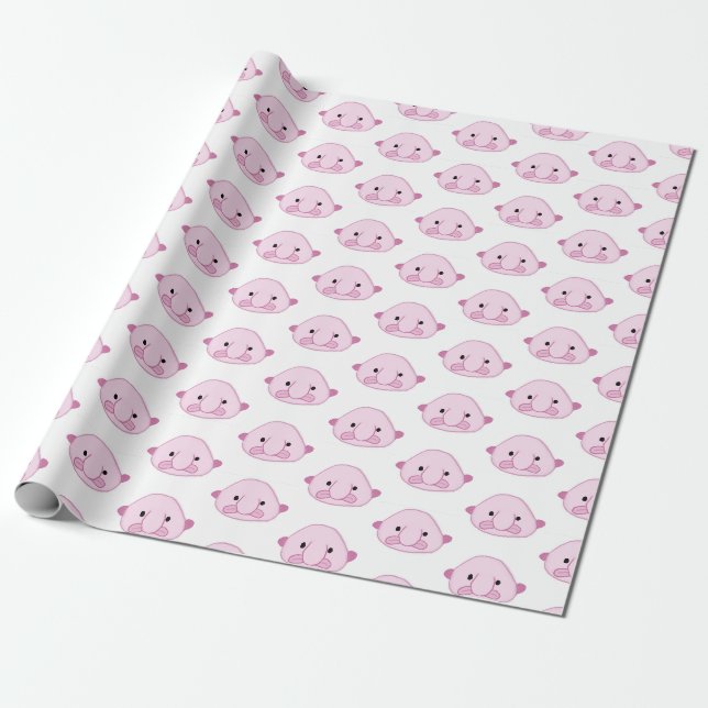 Papier Cadeau Blobfish (Déroulé)