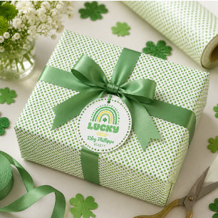 Papier Cadeau Blue Clover & Rainbow Lucky One Premier Anniversai