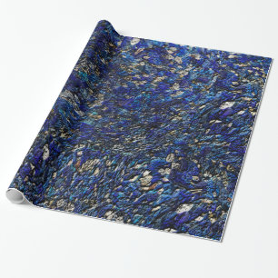 Papier Cadeau Blue opale