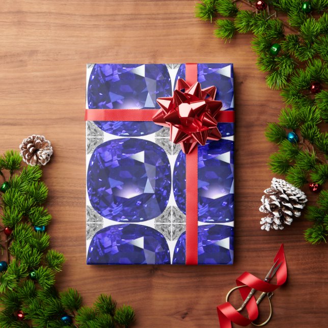 Papier Cadeau Blue Sapphire (Cadeau de vacances)