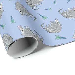 Papier Cadeau Bluebonnet mignon de tatou