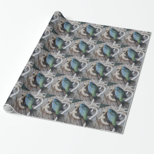 Papier Cadeau bluegill sur quai