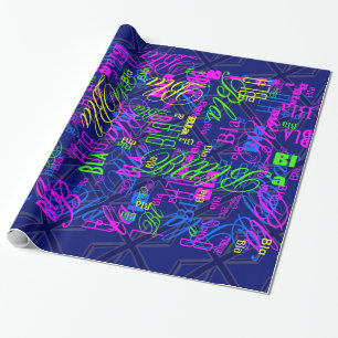 Papier Cadeau Blues pour un drapeau britannique Union Jack