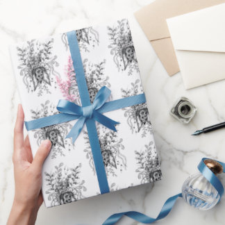 Papier Cadeau Blume Tangle Art, gezeichnet - 