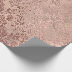 Papier Cadeau Blush Rose or Floral Skinny Burlap Lin
