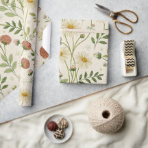 Bohemian Wildflower Vintage Botanical Design