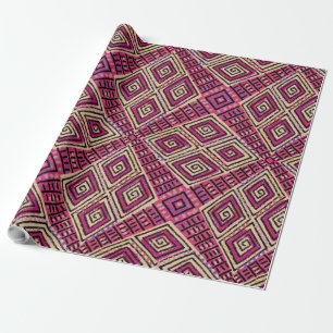 Papier Cadeau Boho Beauté Earthy Pink Boud Tissu Style