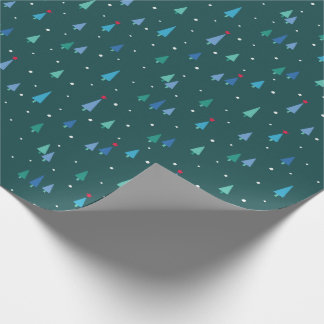 Papier Cadeau Bois hivernaux par Primary.com