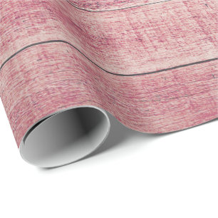 Papier Cadeau Bois sale rustique de pâte de rose rose de grain