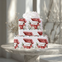 Boîte Cadeau Nostalgique Enveloppe Romantique Rose