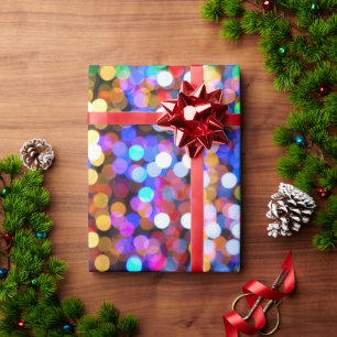 Papier Cadeau Bokeh coloré