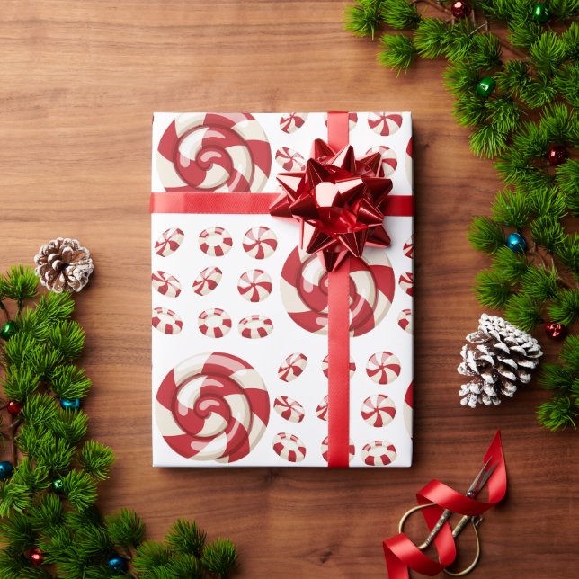 Papier Cadeau Bonbon de menthe douce (Cadeau de vacances)