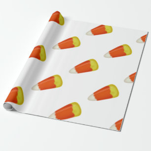 Papier Cadeau bonbons à l'halloween cannes à maïs