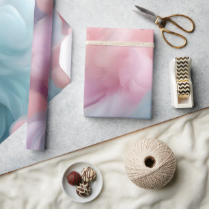 Papier Cadeau Bonbons de coton Abstrait