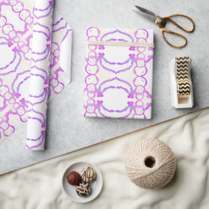 Papier Cadeau Bonhomme de neige fantaisiste mignon