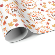 Bonjour Automne Feuilles de Motif sans couture