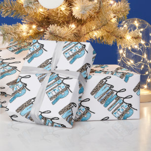 Papier Cadeau Bonjour Personnaliser d'hiver
