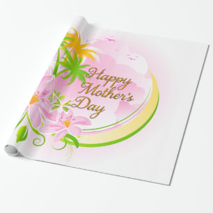 Papier Cadeau Bonne fête des mères 34