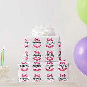 Papier Cadeau Bonne Fête des mères Meilleure mère jamais