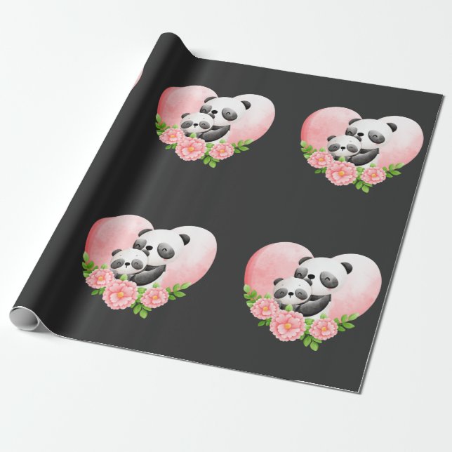 Papier Cadeau Bonne Fête des mères pour la meilleure mère (Déroulé)