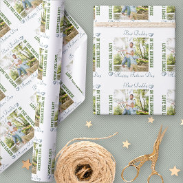 Papier Cadeau Bonne Fête des pères meilleur papa dans l'univers 