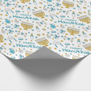 Papier Cadeau Bonne Hanoukka