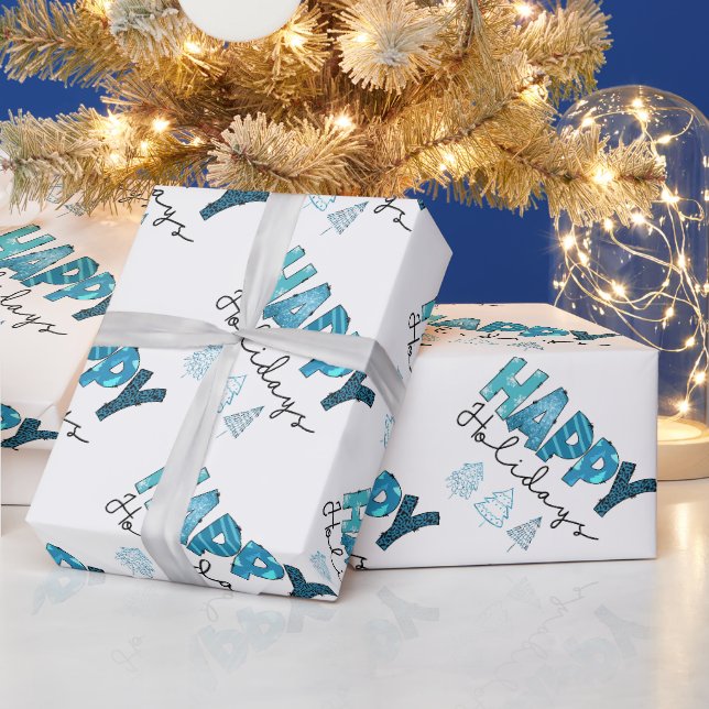 Papier Cadeau Bonne Personnaliser des fêtes (Vacances)
