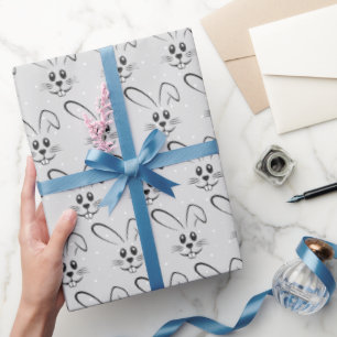 Papier Cadeau Bonnets mignons en Pois