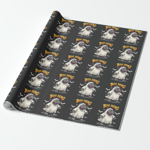 Papier Cadeau Boo Deng Ghost Baby Pygmy Hippo Moo Deng Halloween