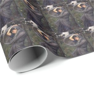 PAPIER CADEAU BOREAS JOHN WILLIAM WATERHOUSE ART WRAPPER PAPIER