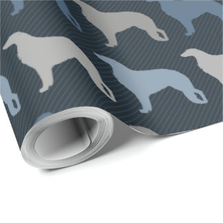 Papier Cadeau Borzoi
