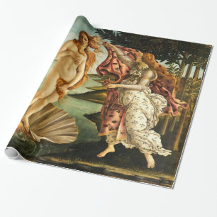 Papier Cadeau Botticelli Naissance De Vénus Renaissance Art Vint