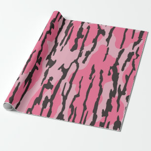 Papier Cadeau Bottom Lands Camo Rose pour Femmes et Filles