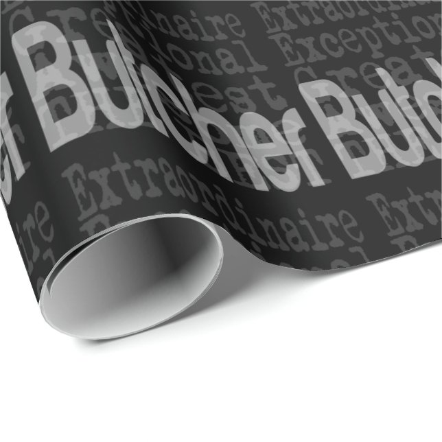 Papier Cadeau Boucher Extraordinaire (Coin rond)