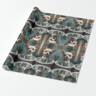 Papier Cadeau Bouddhas dans un bain