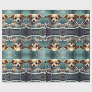 Papier Cadeau Bouddhas dans un bain