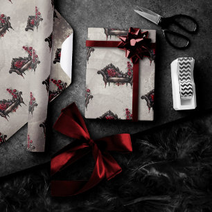 Papier Cadeau Boudoir Chaise   Canapé-lit victorien d'évanouisse