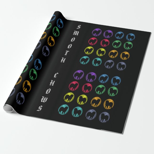 Papier Cadeau Bouffe lisse enveloppant Papper (Déroulé)
