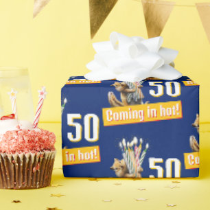 Papier Cadeau Bougies d'anniversaire de Tamia