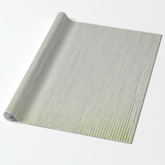 PAPIER CADEAU BOUGIES GRIS ET VERTES
