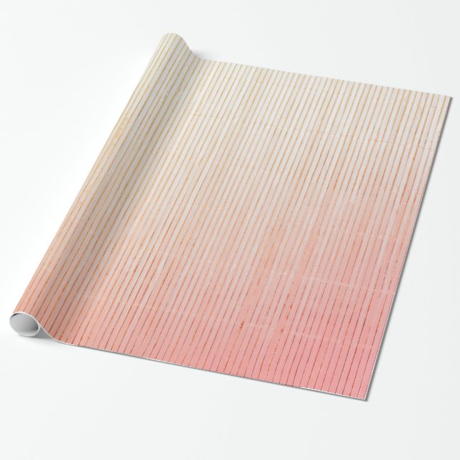 PAPIER CADEAU BOUILLOIRE À CADEAU RAFFINÉ STRIPES ROUGES (Déroulé)
