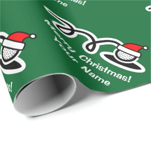 Papier Cadeau Boule de golf de casquette du papier d'emballage  