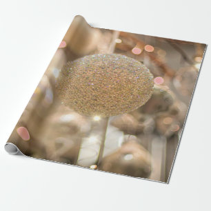 Papier Cadeau Boule de Noël élégante et chic pour les Fêtes