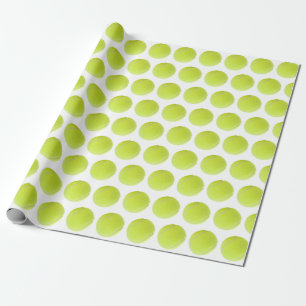 Papier Cadeau Boule de tennis personnalisable